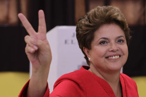 A presidente Dilma passou poucas horas em Joo Pessoa